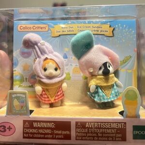 Baby Duo Ice Cream calico critters